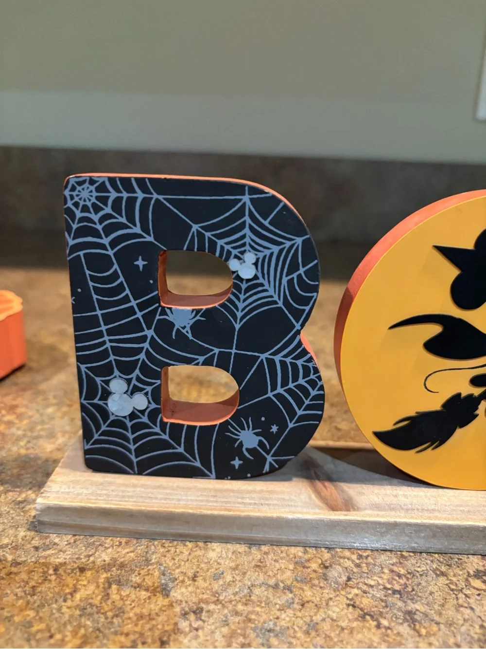 Halloween BOO Disney Minnie Mouse home decor